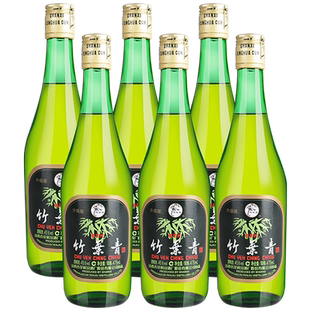 山西杏花村酒 45度玻瓶竹叶青酒475mL*6瓶口粮酒