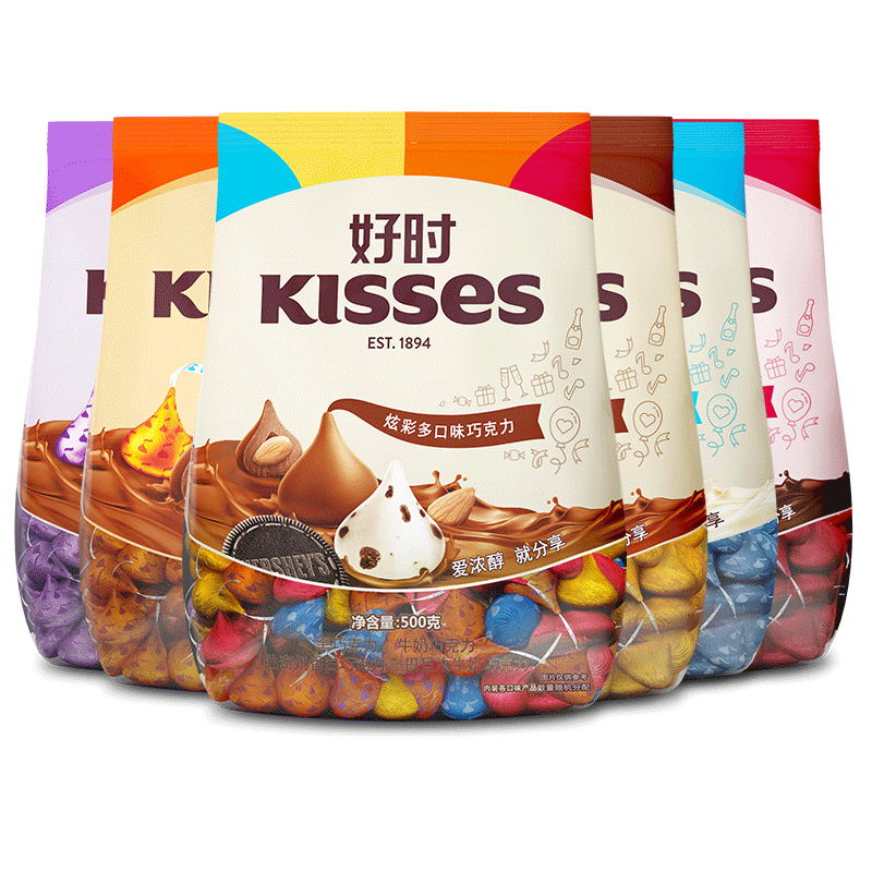 好时巧克力kisses500g水滴进口