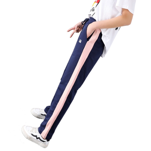 2025春秋季运动裤女直筒长裤宽松显瘦休闲裤学生卫裤女裤纯棉薄款