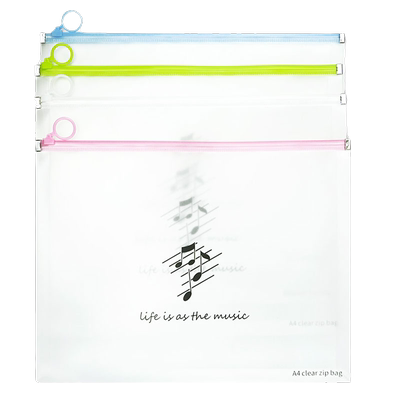 带环扣磨砂防水收纳文件袋