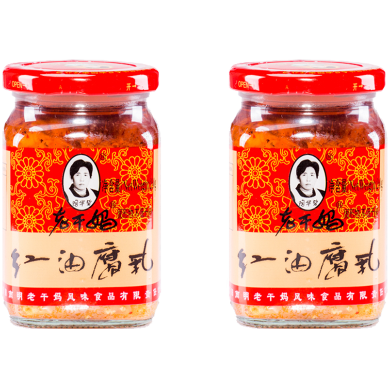 老干妈豆腐乳红油腐乳陶华碧大瓶香辣下饭酱霉豆腐拌饭拌面调味酱