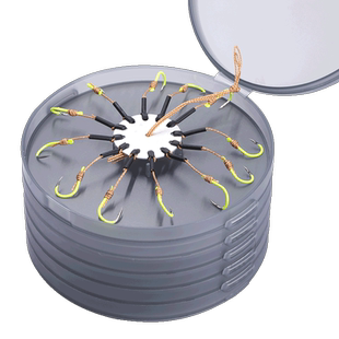 翻板钩盘钩爆炸钩钓鱼钩配件套装钓组海杆抛竿鲢鳙翻版鱼勾防挂底