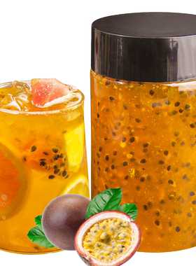 创实百香果酱奶茶店商用水果茶浆