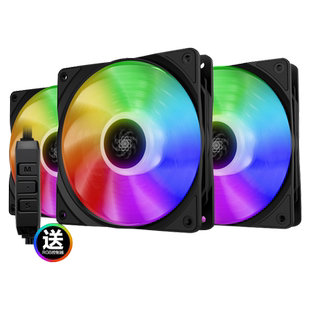 九州风神魔环ARGB魔影12cm机箱风扇cpu散热台式机散热魔术师风扇
