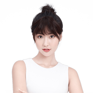 瑞贝卡假发片女全真人发手织隐形无痕逼真自然龙须齐斜空气刘海片