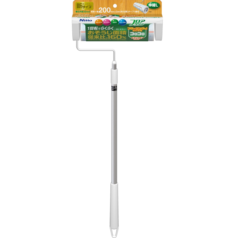 日本加宽拖把伸缩全屋通用粘毛器