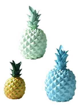 ins风菠萝儿童房储蓄罐装饰品