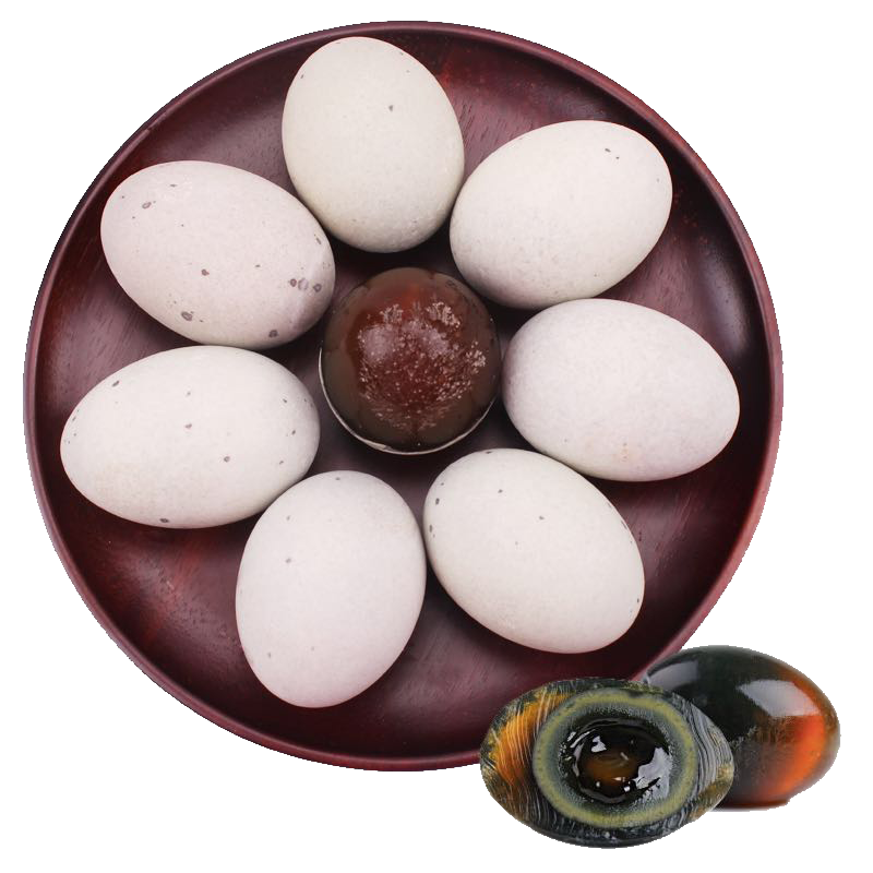 無鉛工藝溏心皮蛋松花蛋70克20枚特大蛋農(nóng)家散養(yǎng)鴨蛋特產(chǎn)變蛋包郵