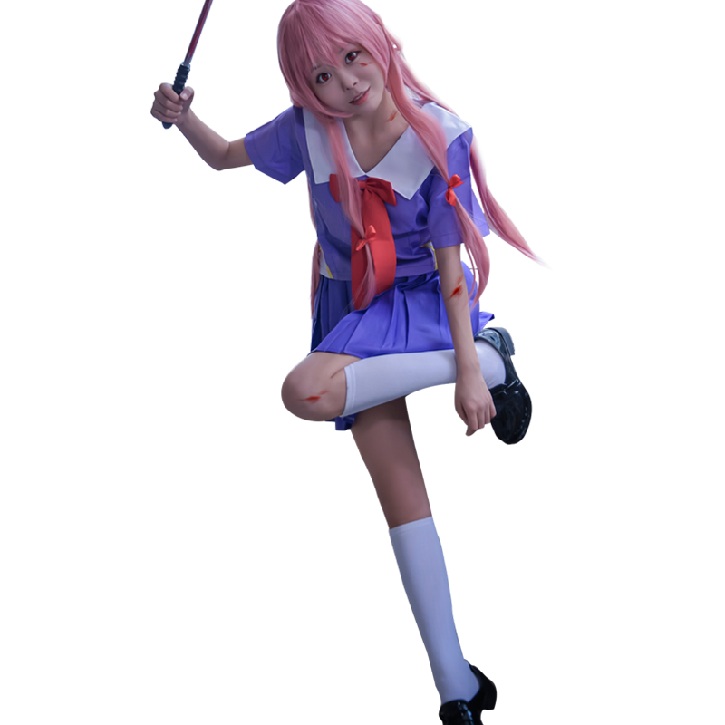 貓老師我妻由乃COS服裝全套未來日記cosplay制服由乃醬女裝衣校服