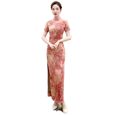 长款包臀少女中国风旗袍
