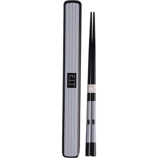 日本进口小森树脂筷子单人装旅行外出便携餐具可爱学生儿童筷子