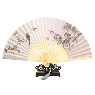 折叠扇子小巧便携折扇古风专用舞蹈扇学生汉服扇家用扇苏超可定制