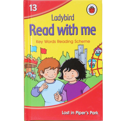 进口英文原版图画书Read With Me Lost in Piper's Park 跟我读13:在公园迷路培养基础字汇能力初学者必识300字儿童英语启蒙书精装