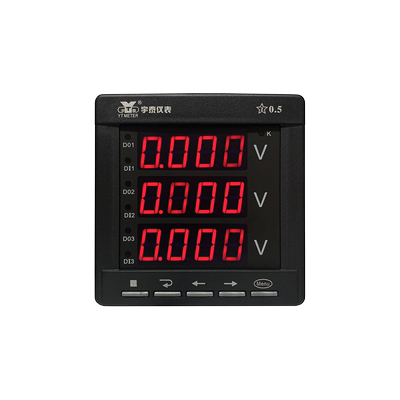 智能三相交流数显电压表ac500v
