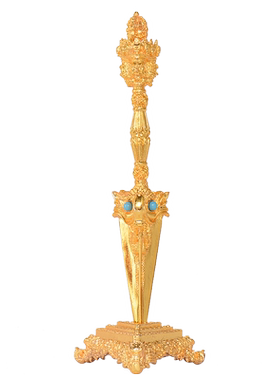 欧斯特合金摆件镀金工艺含底座