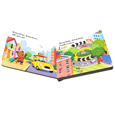 Bizzy Bear 小熊很忙系列 Happy Holiday 开心假日 英文原版纸板机关操作书游戏书 忙碌的小熊0-3-6岁儿童英语启蒙 Benji Dav