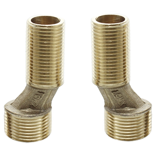 淋浴龙头水冷热配件花洒曲角加长万向接头曲脚混水阀变径转拐转换