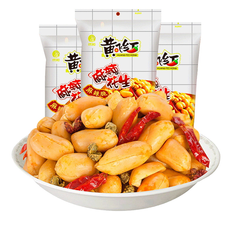 黄飞鸿麻辣花生商超同款