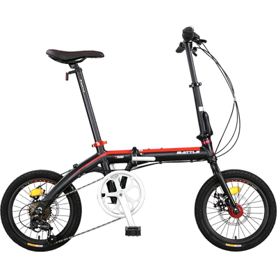 邦德富士达折叠自行车16寸7速