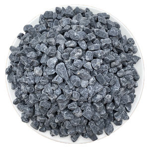 50斤深灰色黑色景观砾石水洗石枯山水庭院花园造景青石碎石子米石