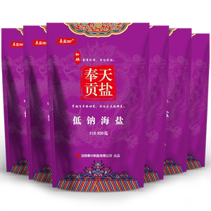 奉盐贡盐加碘低钠盐320g*6袋精制