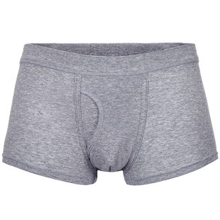 Topnew/铜牛男士精梳纯棉中腰平角裤舒适透气U凸内裤男四角NC003