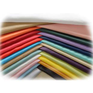 斜纹纯色里衬里子布料 大衣包边布西装羊绒箱包内衬面料舒美绸