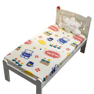 儿童床笠床单纯棉防水床套定做隔尿卡通男孩婴儿宝宝拼接床罩定制