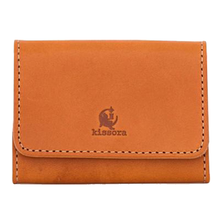 kissora女式枥木牛皮卡包多卡位大容量新款纯色简约钱包KIBP-012