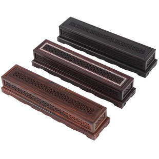 黑檀木香炉卧香盒檀香炉线香炉焚香炉家用室内香薰炉线香盒卧香炉