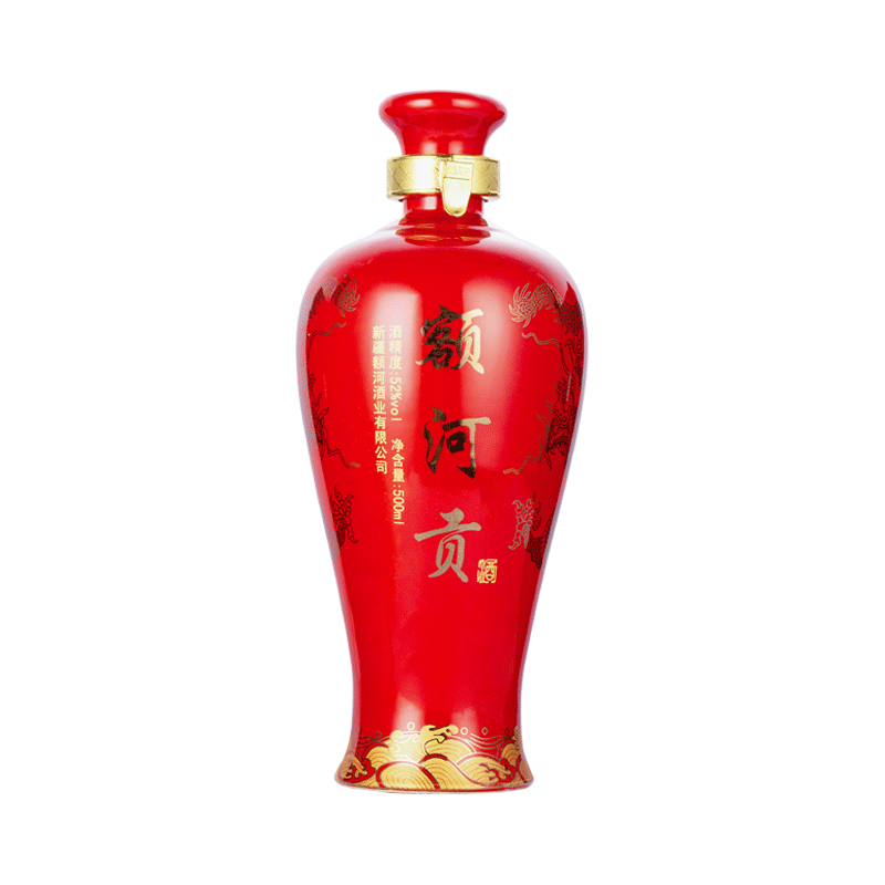 52度新疆特产额河浓香型白酒