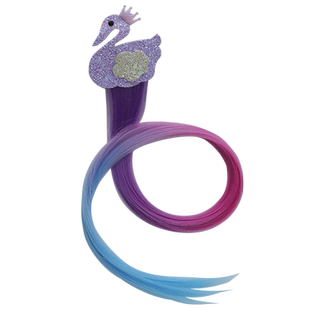 儿童彩色假发编发绳小女孩可爱嘻哈脏辫发夹女童编发彩绳发卡头饰