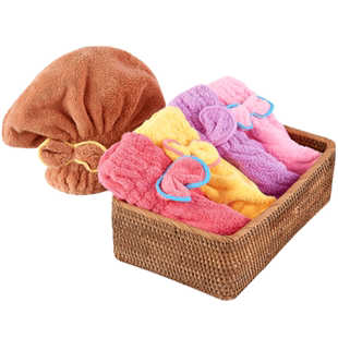 干发帽女擦湿头发包头巾快速强吸水可爱加厚浴帽洗头发干毛巾帽子