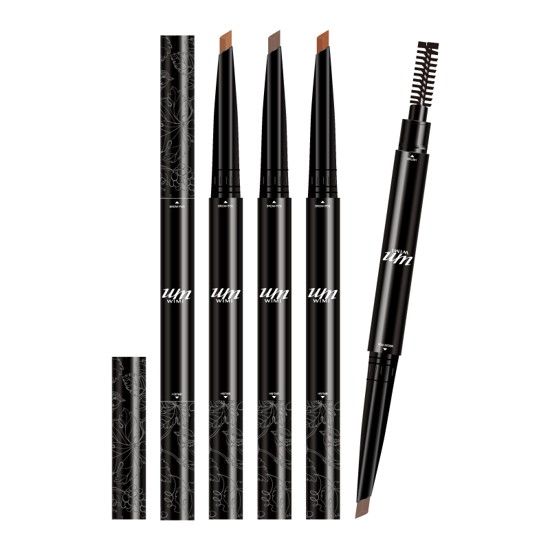 薇蜜儿眉笔防水持久不脱色女初学者棕色极细头自动旋转带眉刷正品