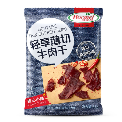 荷美尔轻享薄切小辣味牛肉干