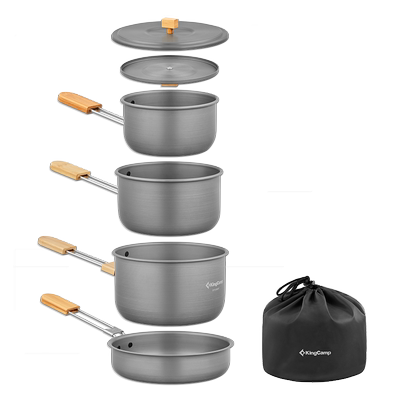 kingcamp户外炊具套锅装备用品