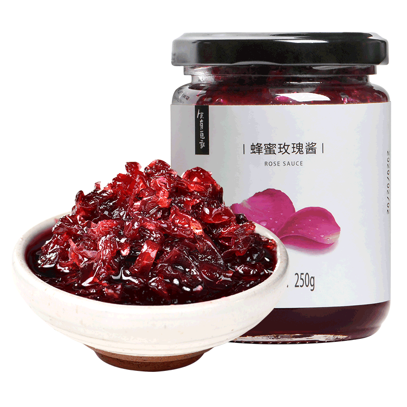 云南天然玫瑰酱食用冰粉烘焙