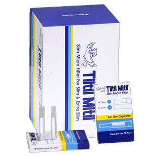 Tiltil Mitil小鸟细烟嘴日本原装进口蓝鸟中细烟嘴一次性两用男士