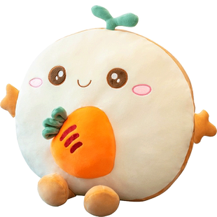 起司面包暖手抱枕公仔插手捂毛绒玩具玩偶三合一多功能靠垫布娃娃