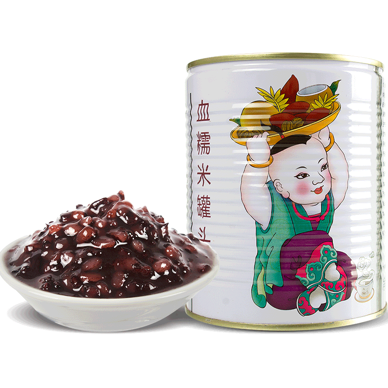 广禧血糯米罐头烘焙即食紫米黑米
