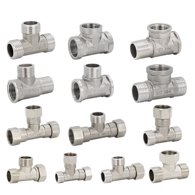 加厚不锈钢多样通用三通