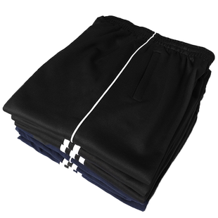 加绒校服裤子男女初高中小学生两道杠深蓝色运动裤藏青一条杠校裤