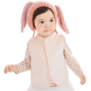 巴拉巴拉婴儿加绒马甲男童宝宝羊羔绒背心保暖新款冬装儿童童装厚