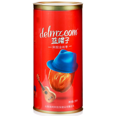 官方旗舰店蓝帽子阿胶枣即食