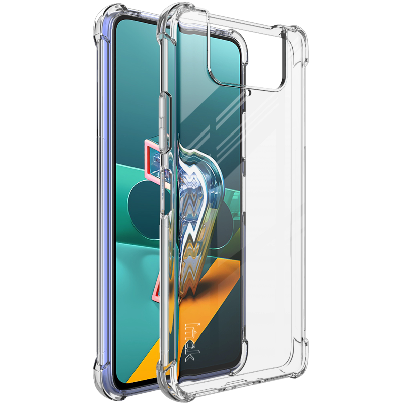 imak华硕Asus Zenfone6 ZS630KL Zenfone7/7Pro ZS670KS ZS671KS适用于手机气囊外壳全包防摔硅胶透明保护套