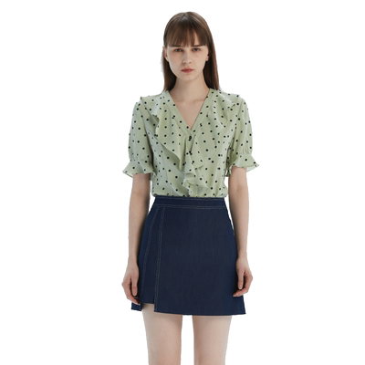 薄款显瘦a字牛仔半身裙夏季新品