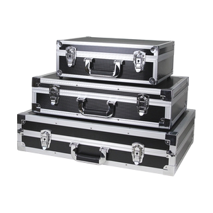 铝合金大号加固型拉杆箱工具箱子文件箱航空箱手提防震箱铝箱订制