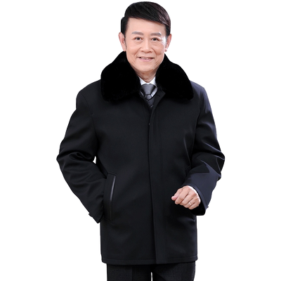 活里活面加厚冬季冬装外套毛领