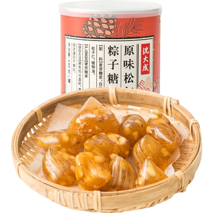 沈大成松仁粽子糖 麦芽糖老字号上海特产传统糖果零食坚果糖硬糖