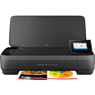 HP惠普officeJet 200移动便携式打印机A4彩色喷墨打印机OJ258小型迷你无线WIFI家用移动办公商用打印机OJ200